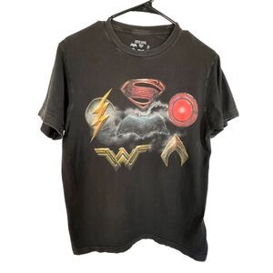 Justice League Superhero Short Sleeve Graphic T-Shirt